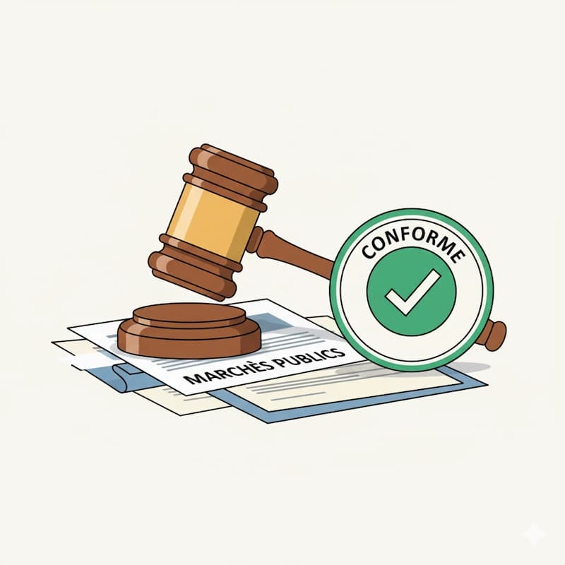 Conformité réglementaire pondération critères marchés publics